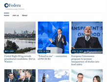 Tablet Screenshot of federa.info